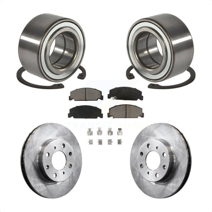 Wheel Bearing Disc Brake Rotors And Ceramic Pads Front Kit For Honda Civic