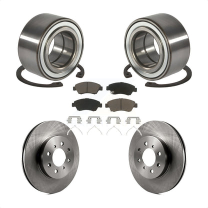 Wheel Bearing Disc Brake Rotor And Ceramic Pad Front Kit For Honda Civic del Sol