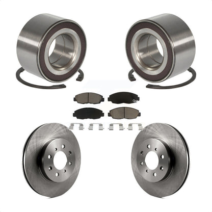 Wheel Bearing Disc Brake Rotors And Ceramic Pads Front Kit For Honda Insight