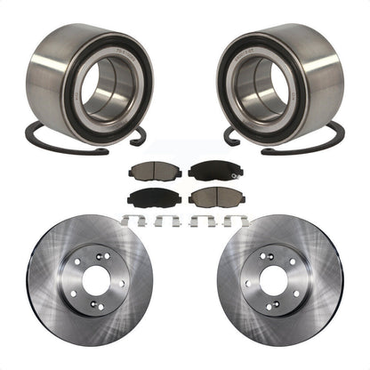Wheel Bearing Disc Brake Rotor & Pad Front Kit For 2011 Honda Civic GX with 1.8L