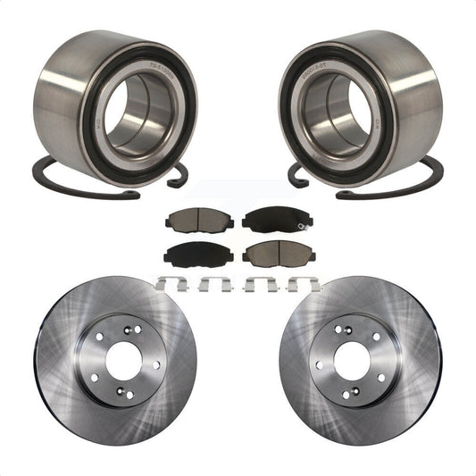 Wheel Bearing Disc Brake Rotor & Pad Front Kit For 2011 Honda Civic GX with 1.8L
