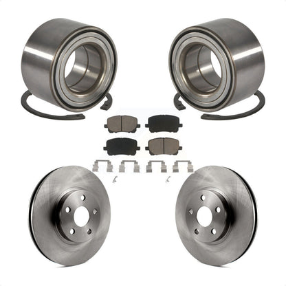 Wheel Bearing Brake Rotor & Pad Front Kit For Toyota Corolla Matrix Pontiac Vibe