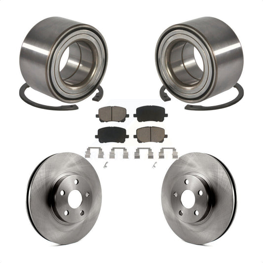 Wheel Bearing Brake Rotor & Pad Front Kit For Toyota Corolla Matrix Pontiac Vibe