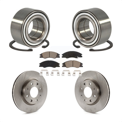 Wheel Bearing Disc Brake Rotors And Pads Front Kit For Kia Spectra Spectra5