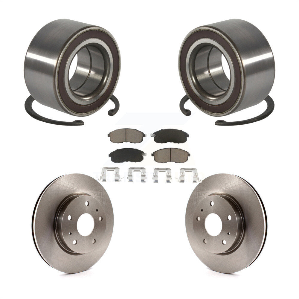Wheel Bearing Disc Brake Rotors And Pads Front Kit For Suzuki SX4 Crossover