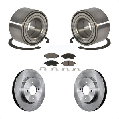 Wheel Bearing Disc Brake Rotors And Pads Front Kit For Nissan Micra Versa Note