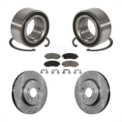 Wheel Bearing Disc Brake Rotors And Pads Front Kit For Honda Accord Crosstour