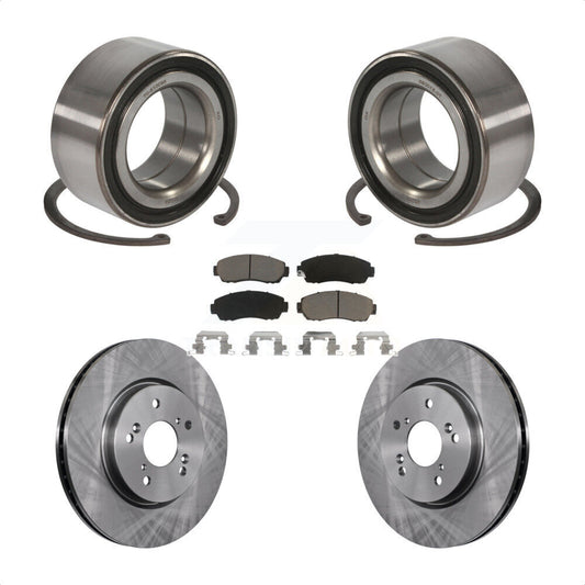 Wheel Bearing Disc Brake Rotors And Pads Front Kit For Honda Accord Crosstour