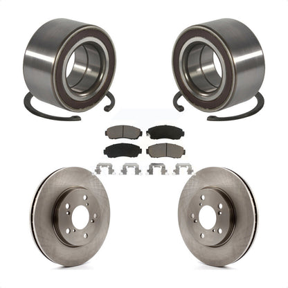 Wheel Bearing Disc Brake Rotors And Pads Front Kit For 2005-2010 Honda Odyssey