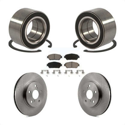 Wheel Bearing Brake Rotor & Pads Front Kit For Toyota Sienna Camry Solara Avalon