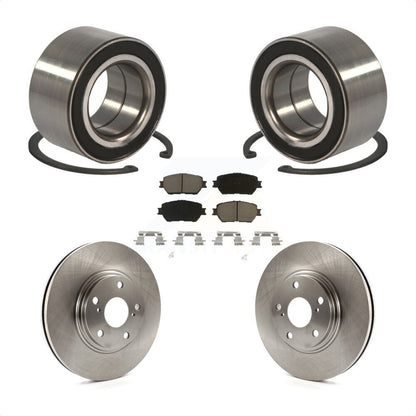 Wheel Bearing Disc Brake Rotors And Ceramic Pads Front Kit For Toyota Camry
