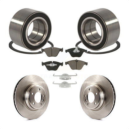 Wheel Bearing Disc Brake Rotors And Pads Front Kit For BMW 335i xDrive 335xi