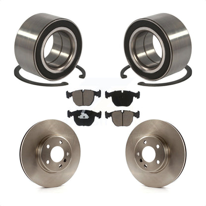 Wheel Bearing Disc Brake Rotors And Ceramic Pads Front Kit For BMW X5