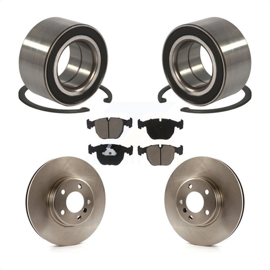 Wheel Bearing Disc Brake Rotors And Ceramic Pads Front Kit For BMW X5