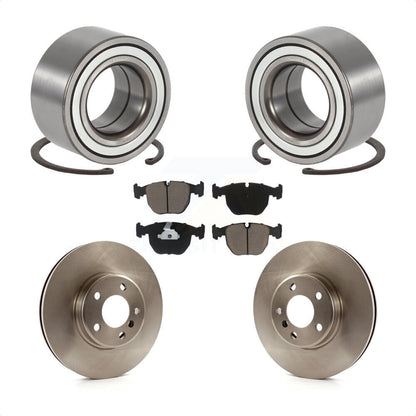 Wheel Bearing Disc Brake Rotors And Pads Front Kit For 2000 BMW X5 To 04 00