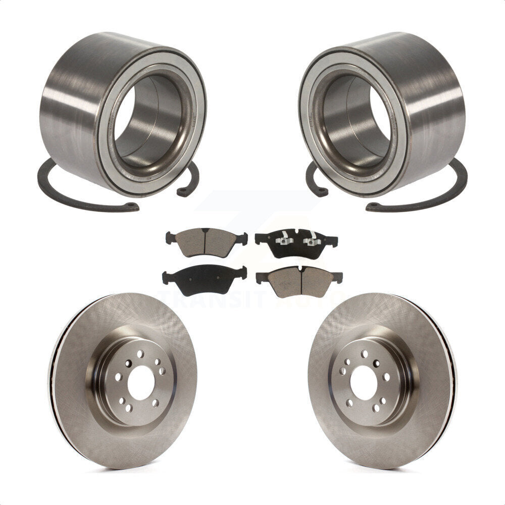 Wheel Bearing Disc Brake Rotor Pad Front Kit For Mercedes-Benz GL350 GL320 GL450