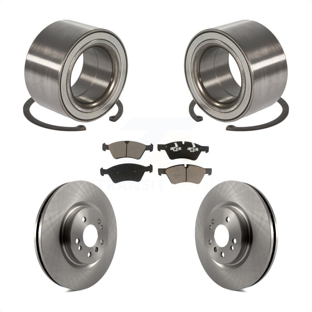 Wheel Bearing Disc Brake Rotor & Pad Front Kit For 2010-2011 Mercedes-Benz ML450
