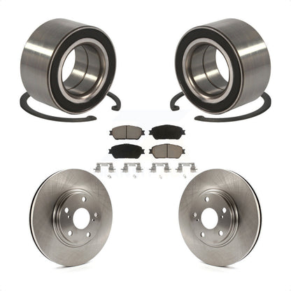 Wheel Bearing Disc Brake Rotors And Pads Front Kit For 2004-2006 Lexus ES330