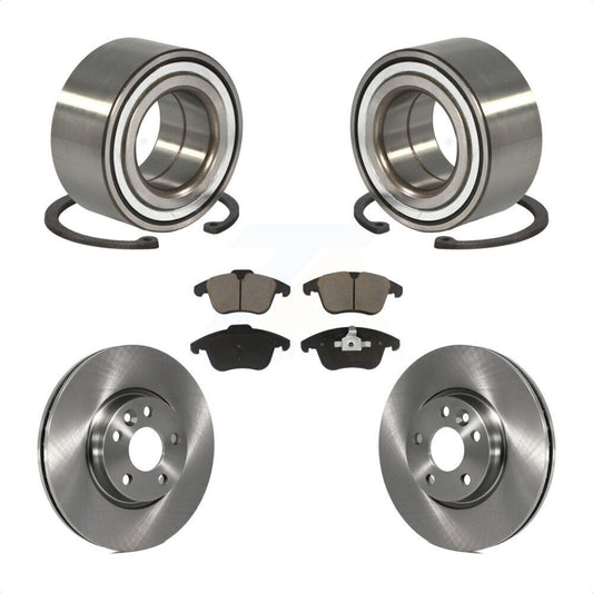 Bearing Disc Brake Rotors And Ceramic Pads Front Kit For Land Rover Range Evoque