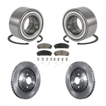 Wheel Bearing Brake Rotor Pad Front Kit For Toyota Highlander Sienna Lexus RX350