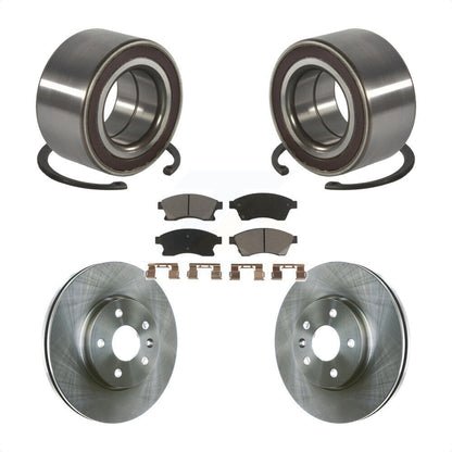 Wheel Bearing Disc Brake Rotors And Ceramic Pads Front Kit For Chevrolet Sonic