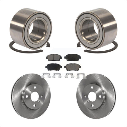 Wheel Bearing Disc Brake Rotors And Pads Front Kit For 2004-2006 Scion xB xA