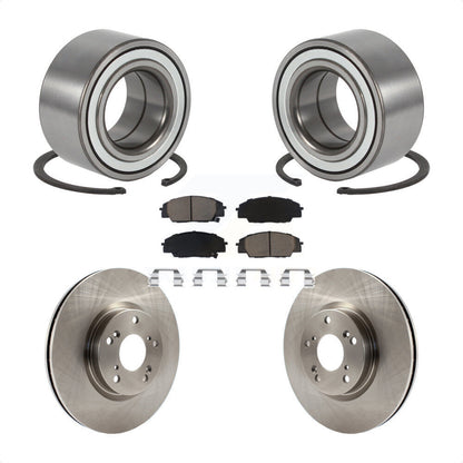 Wheel Bearing Disc Brake Rotor And Pads Front Kit For 2002-2006 Acura RSX Type-S