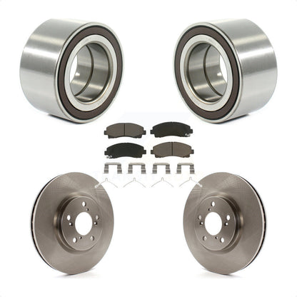 Wheel Bearing Disc Brake Rotors And Pads Front Kit For 2006-2014 Honda Ridgeline