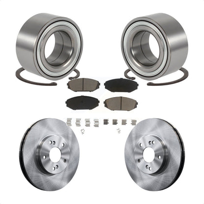 Wheel Bearing Disc Brake Rotors And Pads Front Kit For 1999-2004 Honda Odyssey