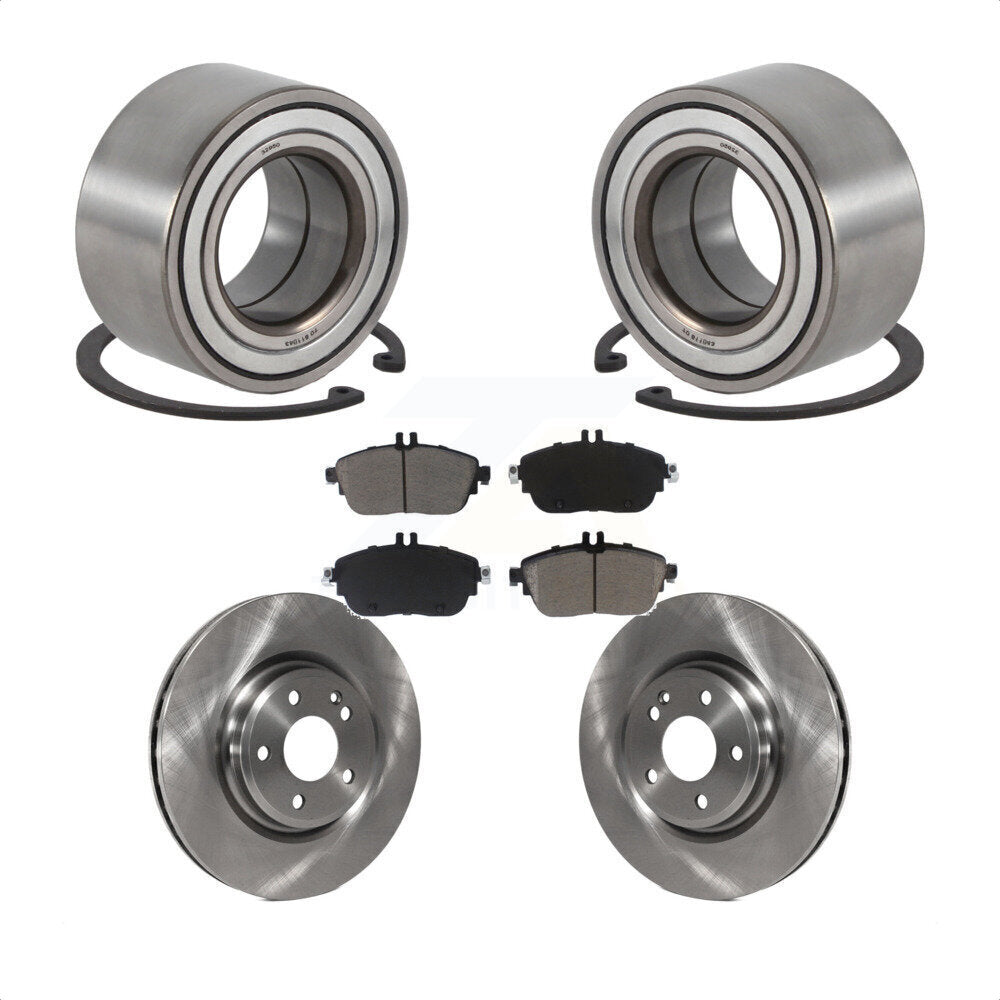 Wheel Bearing Brake Rotor Pad Front Kit For Mercedes-Benz GLA250 CLA250 INFINITI