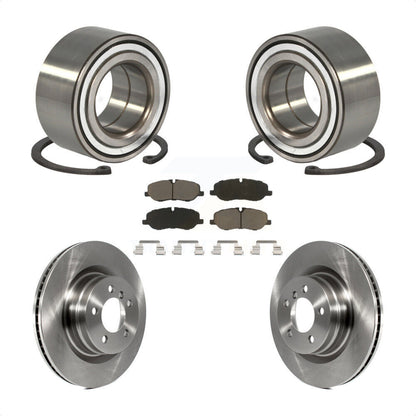 Wheel Bearing Brake Rotor Pad Front Kit For Land Rover Range Naturally Aspirated