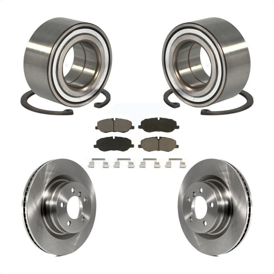 Wheel Bearing Brake Rotor Pad Front Kit For Land Rover Range Naturally Aspirated