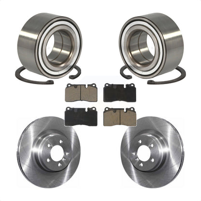 Wheel Bearing Brake Rotor Pads Front Kit For 06-09 Land Rover Range Supercharged