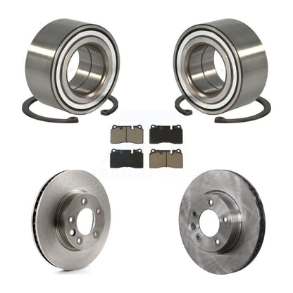 Wheel Bearing Disc Brake Rotor And Ceramic Pads Front Kit For Volkswagen Touareg