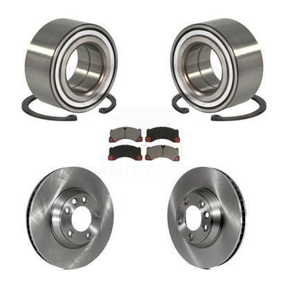 Wheel Bearing Disc Brake Rotors And Ceramic Pads Front Kit For Porsche Cayenne