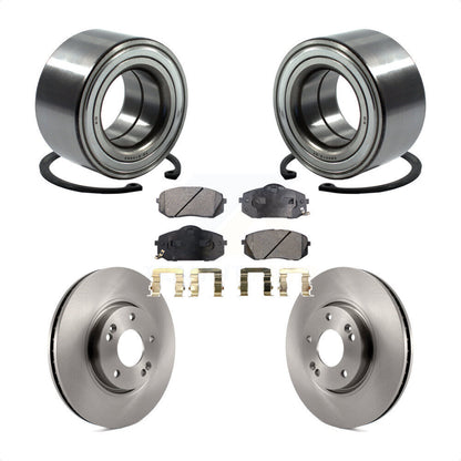 Wheel Bearing Disc Brake Rotors And Pads Front Kit For 2015-2016 Kia Soul EV