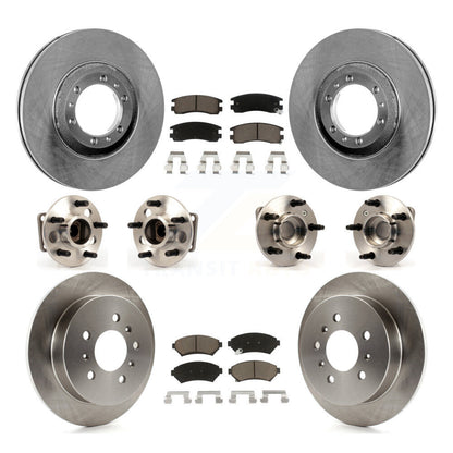 Hub Bearing Disc Brake Rotor And Pad Front Rear Kit (10Pc) For Chevrolet Venture