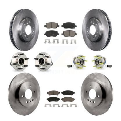 Hub Bearing Brake Rotor Pads Front Rear Kit (10Pc) For Pontiac Montana Chevrolet