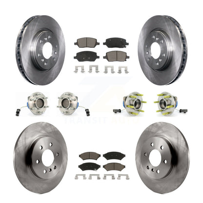 Hub Bearing Brake Rotor Pads Front Rear Kit (10Pc) For Pontiac Montana Chevrolet
