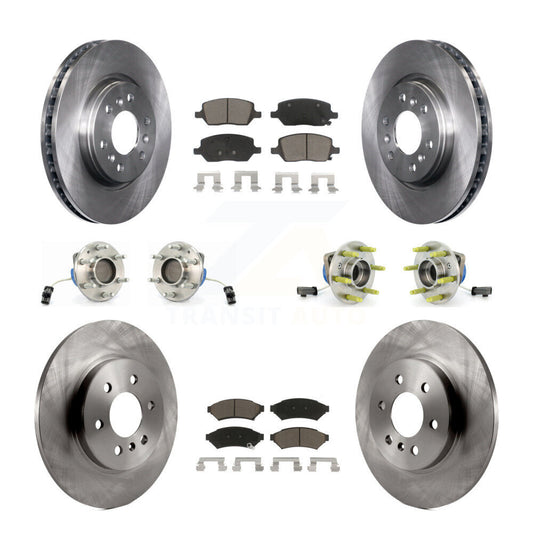Hub Bearing Brake Rotor Pads Front Rear Kit (10Pc) For Pontiac Montana Chevrolet
