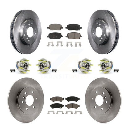 Hub Bearing Brake Rotor Pads Front Rear Kit (10Pc) For Pontiac Montana Chevrolet