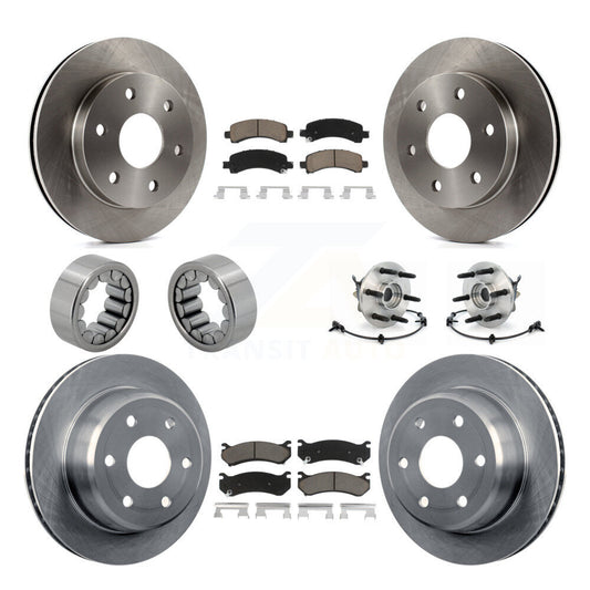 Hub Bearing Brake Rotor Pad Shoe Front Rear Kit (10Pc) For Chevrolet Express GMC
