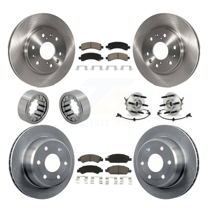 Hub Bearing Brake Rotor Pad Shoe Front Rear Kit (10Pc) For Chevrolet Express GMC