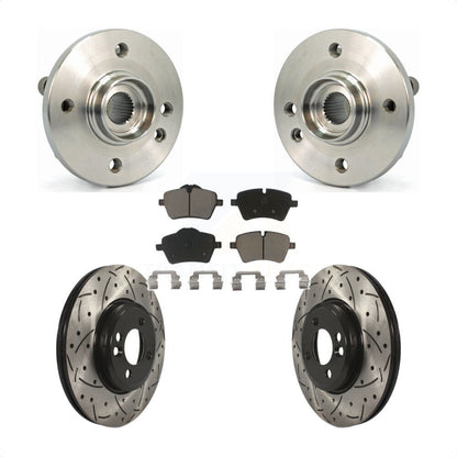 Hub Bearing Assembly Coated Drill Slot Brake Rotor Pad Front Kit For Mini Cooper