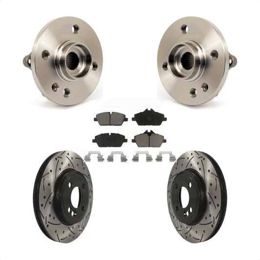 Hub Bearing Assembly Coated Drill Slot Brake Rotor Pad Front Kit For Mini Cooper