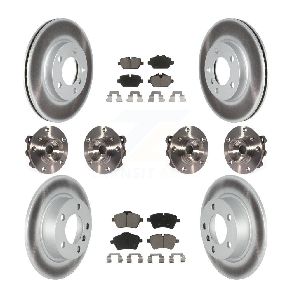 Hub Bearing Coated Brake Rotor Pad Front Rear Kit For Mini Cooper Countryman AWD