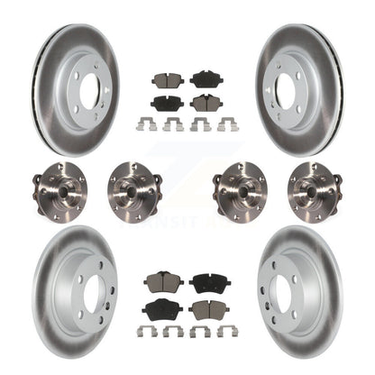 Hub Bearing Coated Brake Rotor Pad Front Rear Kit For Mini Cooper Countryman AWD