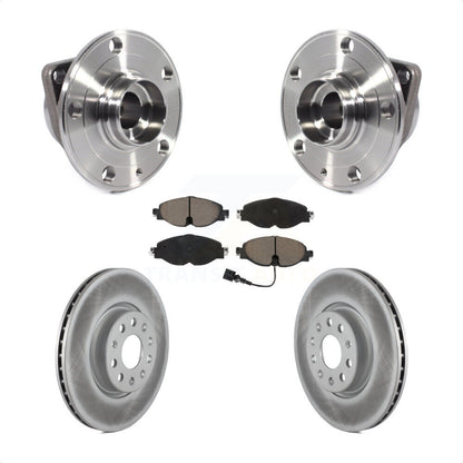 Hub Bearing Coat Brake Rotor Pad Front Kit For Volkswagen Taos GTI Golf Alltrack