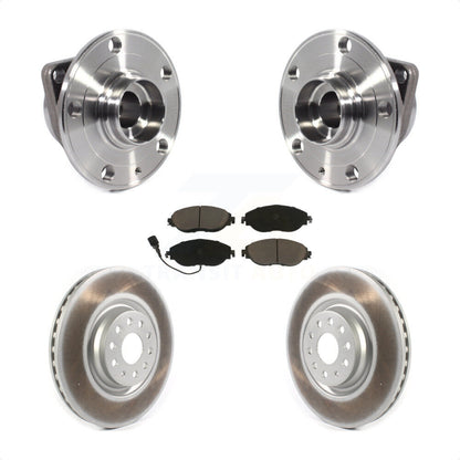 Hub Bearing Coat Brake Rotor Pad Front Kit For Volkswagen Tiguan Jetta Audi Q3 R