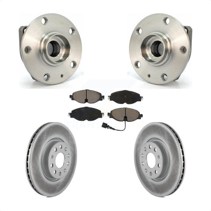 Hub Bearing Assembly Coat Brake Rotor Pad Front Kit For Volkswagen Golf Alltrack